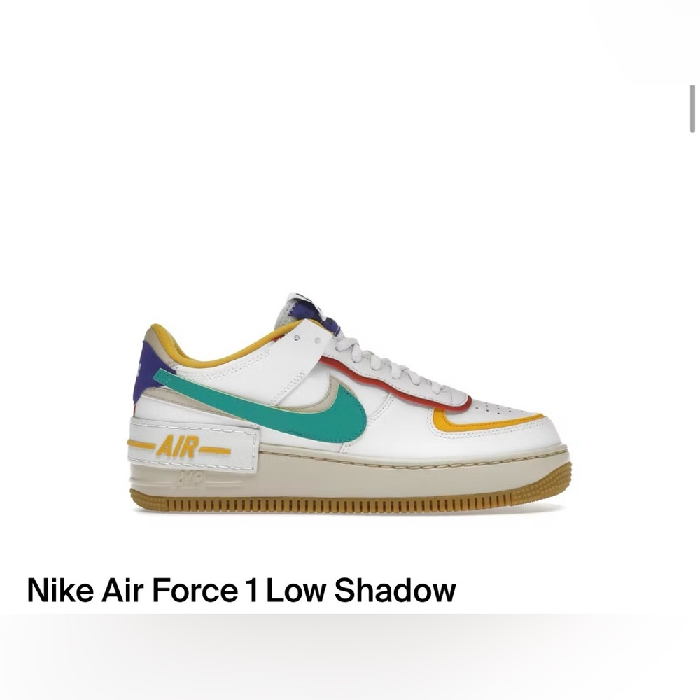 Nike Air Force 1 Shadow Sneakers in Summit White Sz 9 CI0919-118